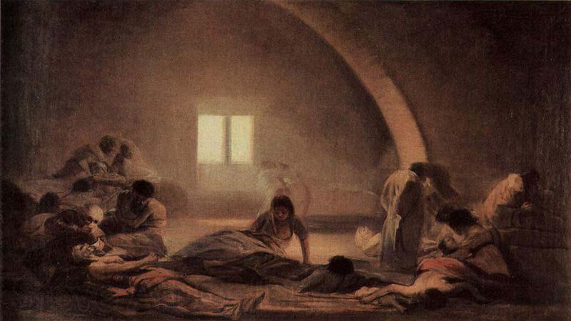 Francisco de Goya Das Pestlazarett France oil painting art